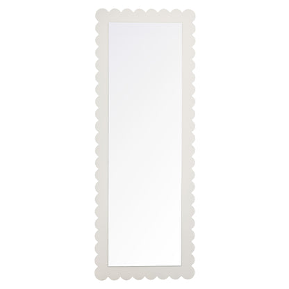 Emmeline Scalloped Rectangle Floor Mirror By HouseBean