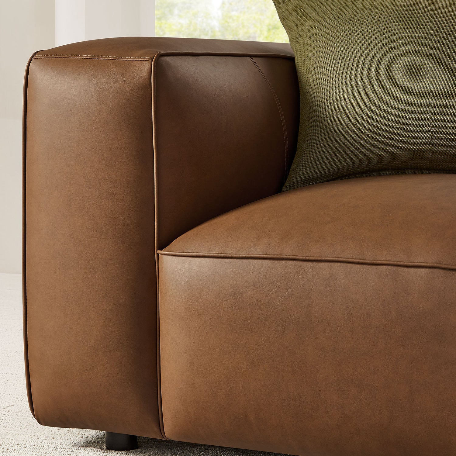 Auren Upholstered Vegan Leather Armchair by Modway