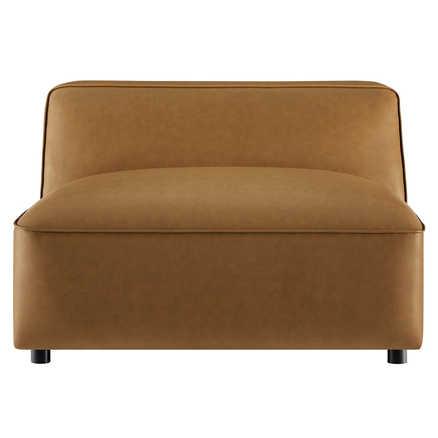 Auren Upholstered Vegan Leather Modular Armless Chair by Modway