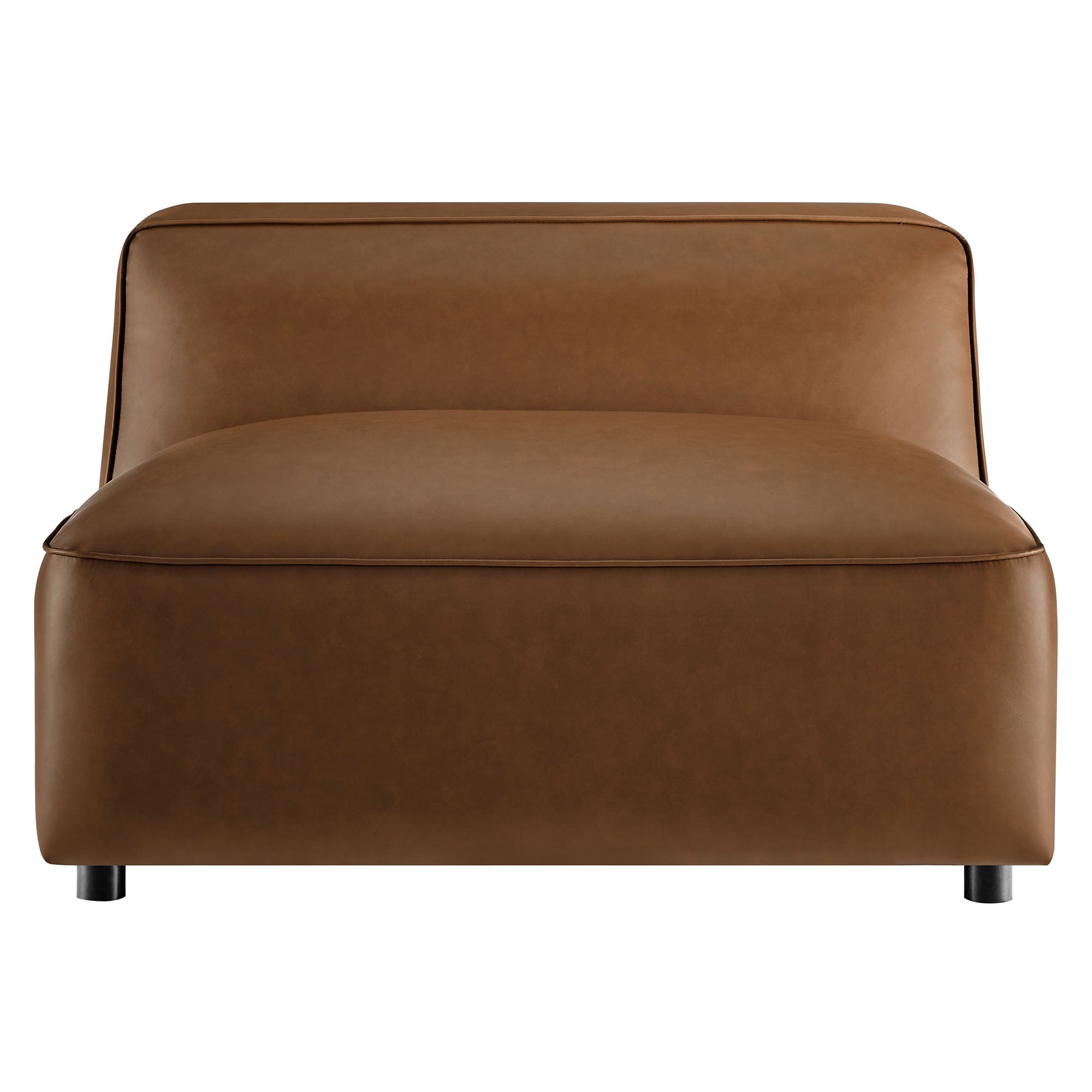 Auren Upholstered Vegan Leather Modular Armless Chair by Modway