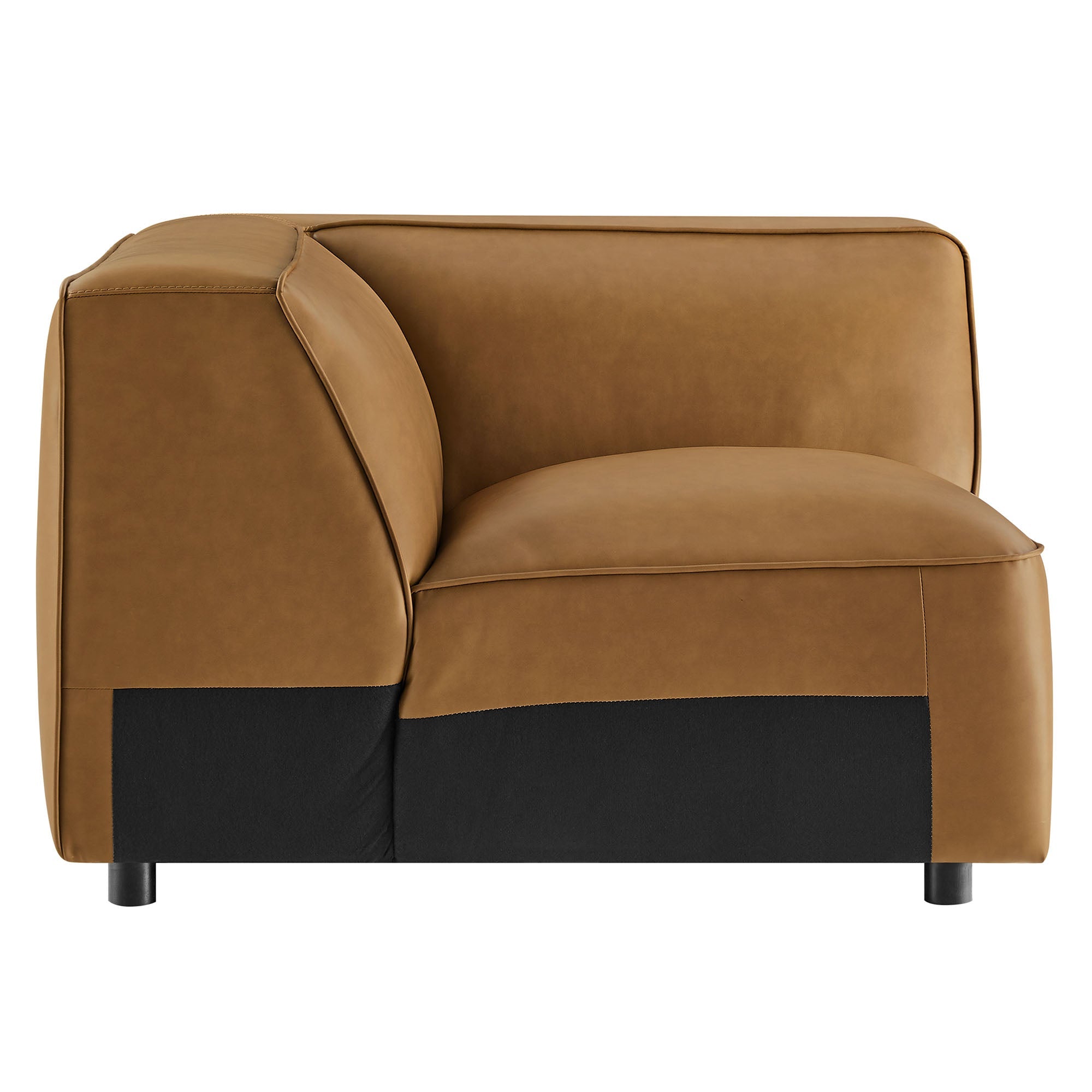 Auren Upholstered Vegan Leather Modular Corner Chair by Modway