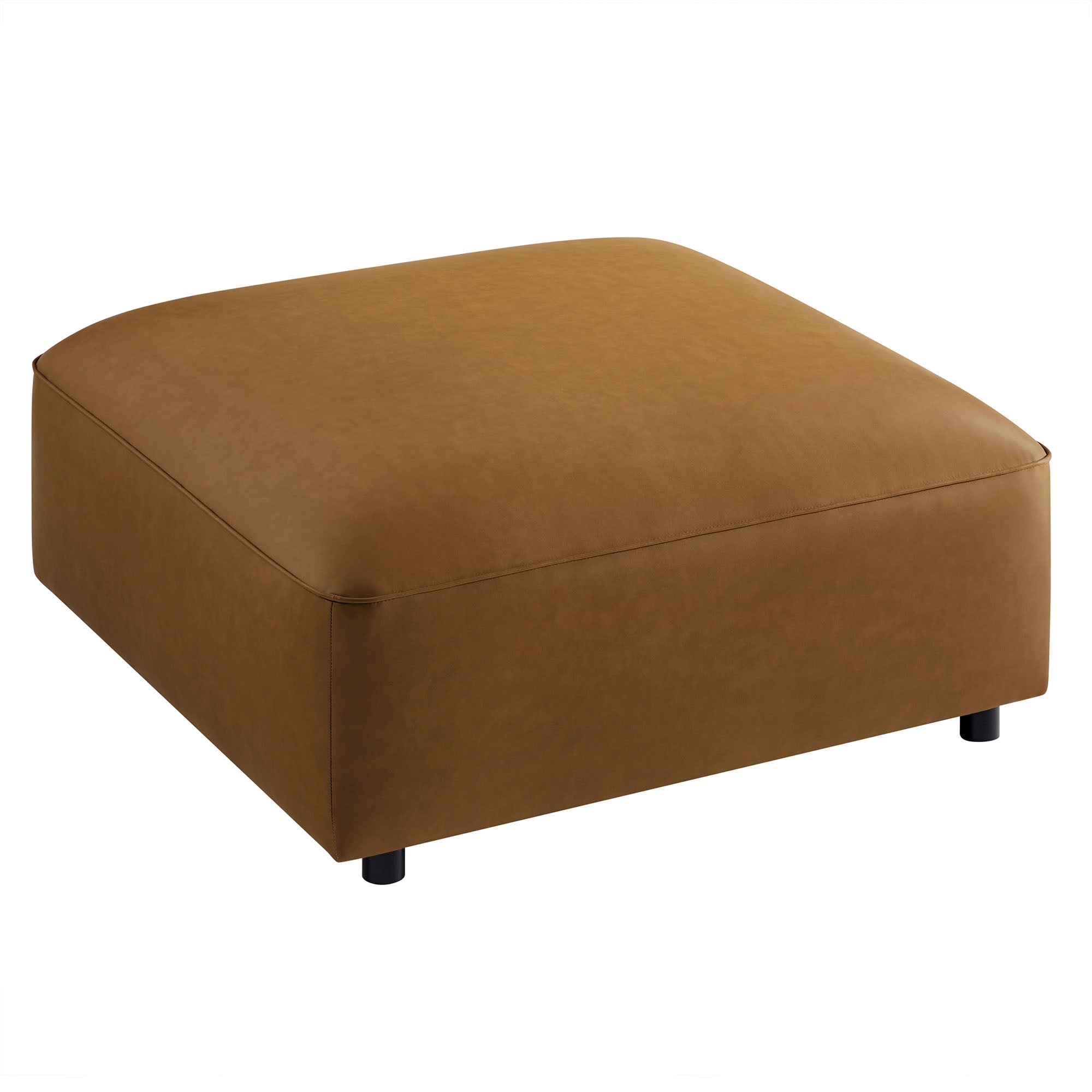 Auren Upholstered Vegan Leather Ottoman by Modway