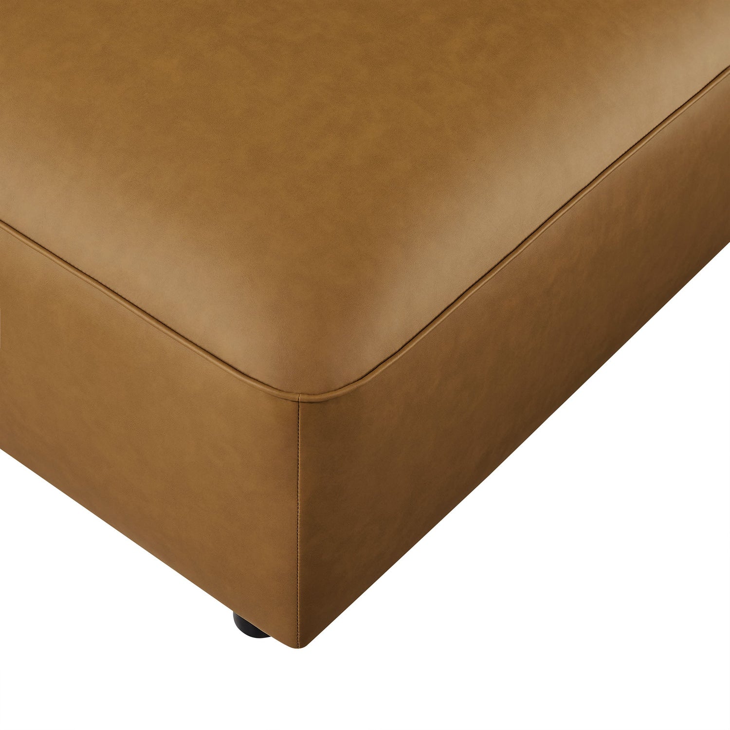 Auren Upholstered Vegan Leather Ottoman by Modway