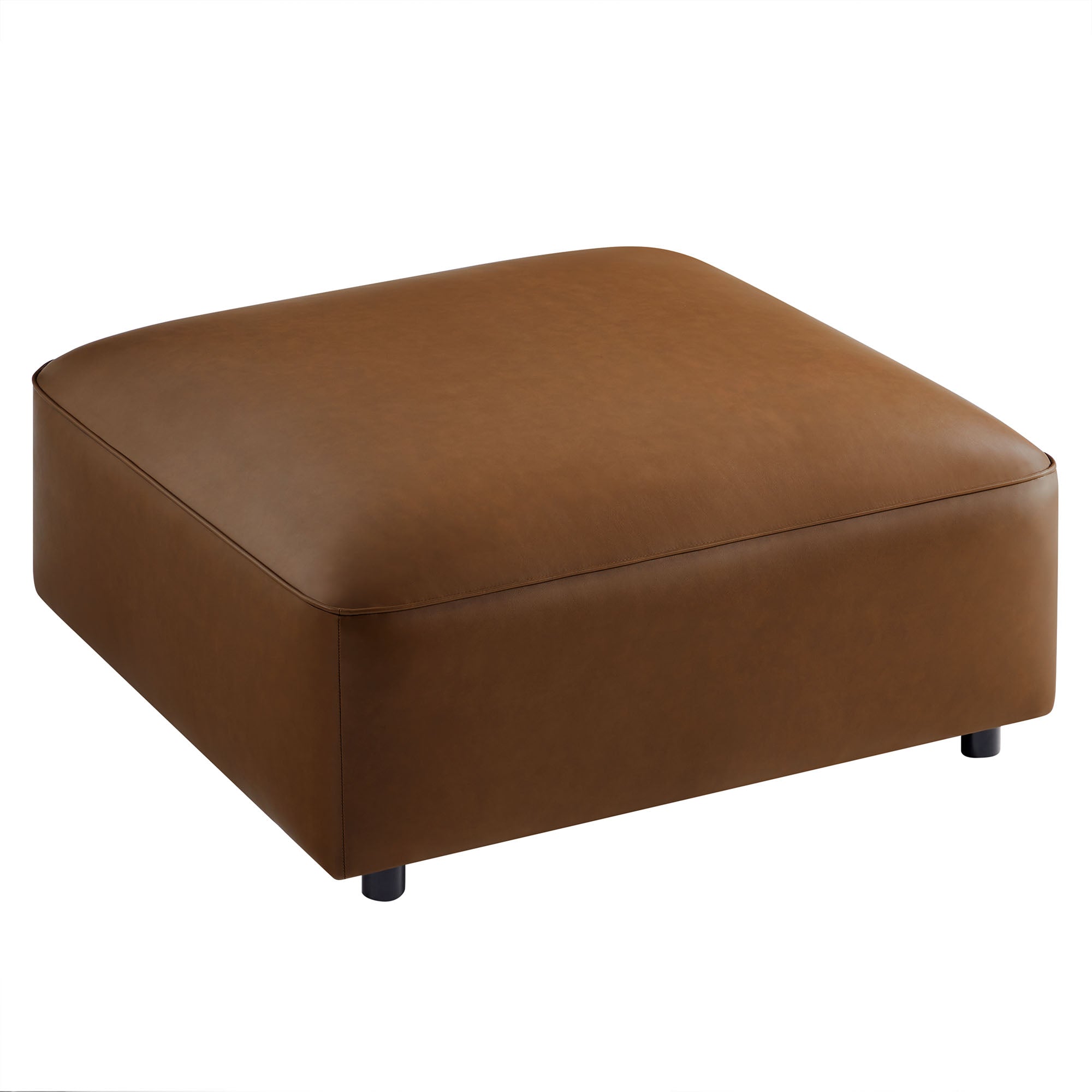 Auren Upholstered Vegan Leather Ottoman by Modway