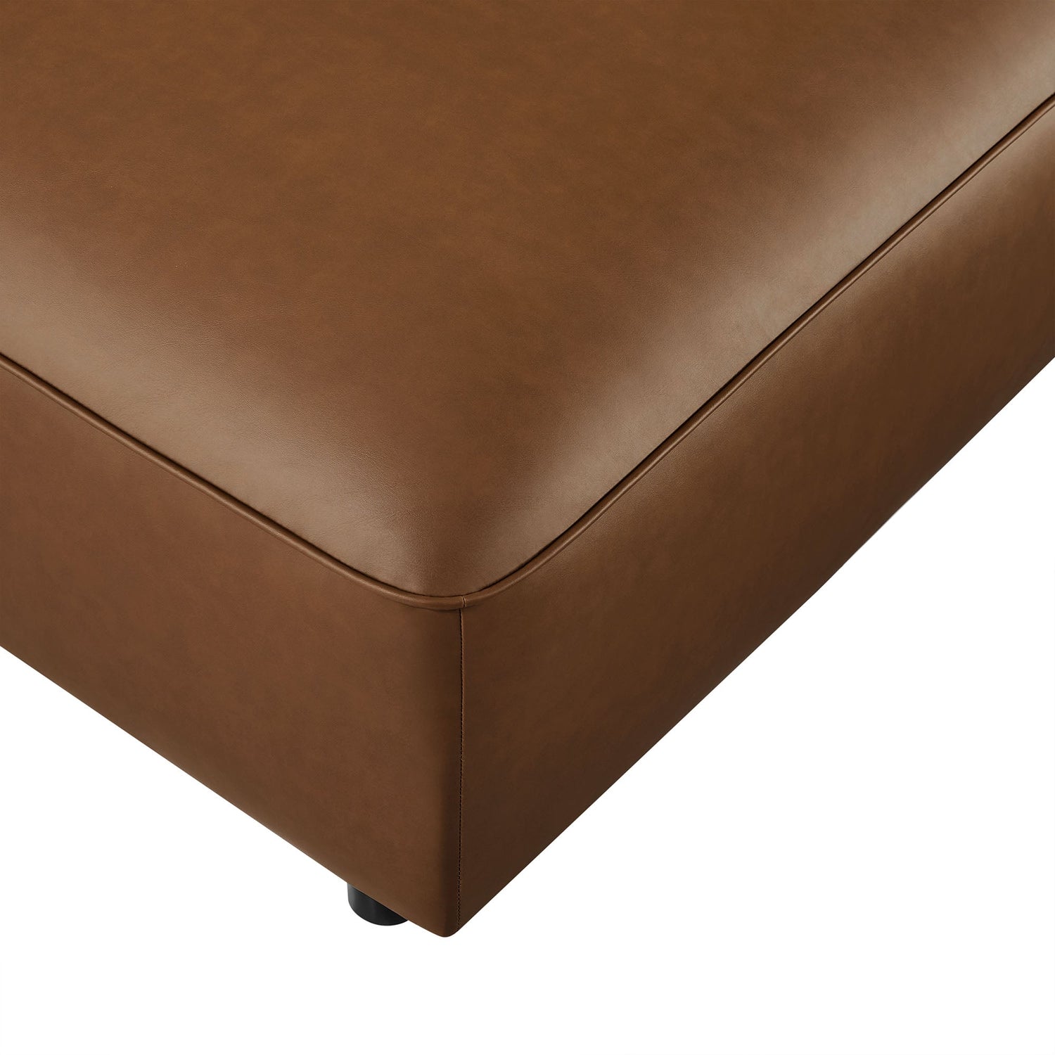 Auren Upholstered Vegan Leather Ottoman by Modway