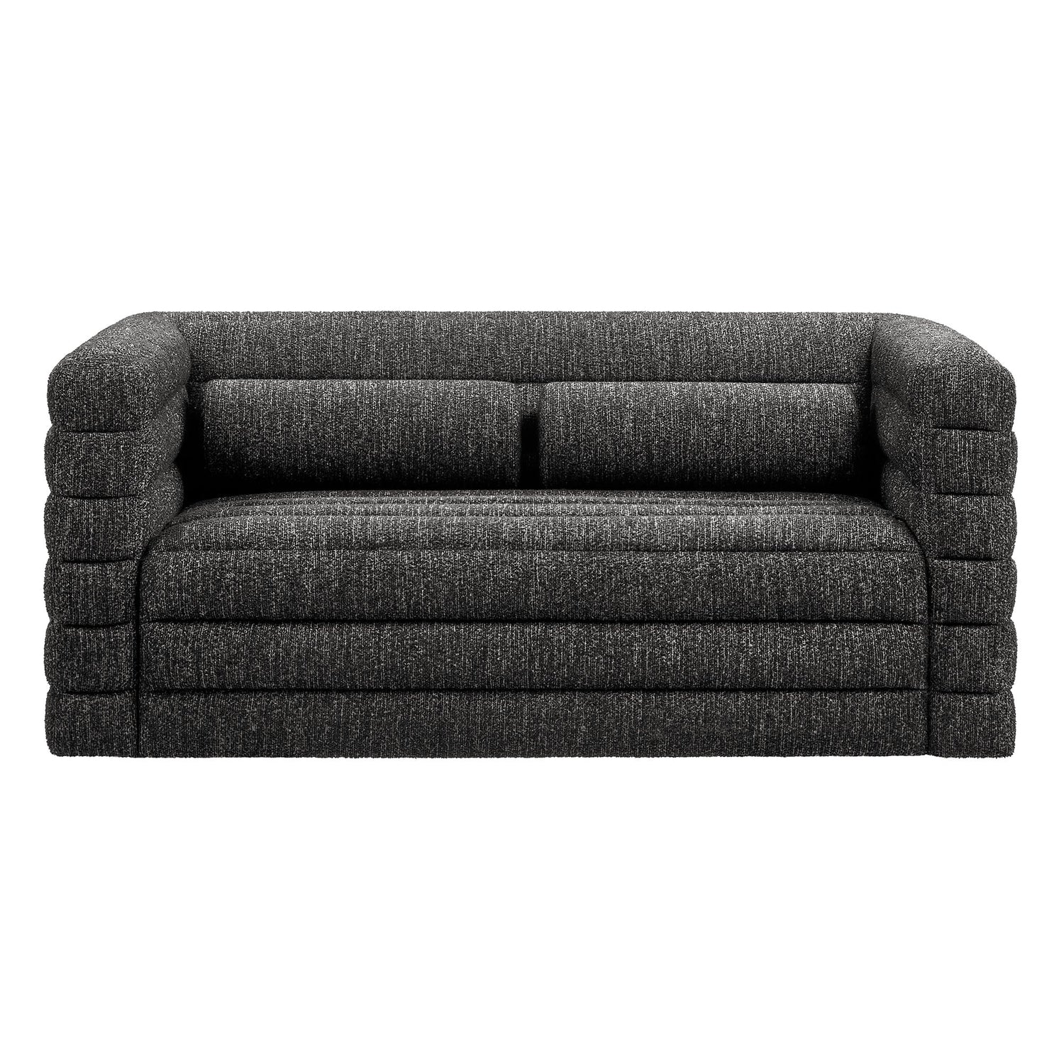 Relle Channel Tufted Boucle Upholstered Loveseat by Modway