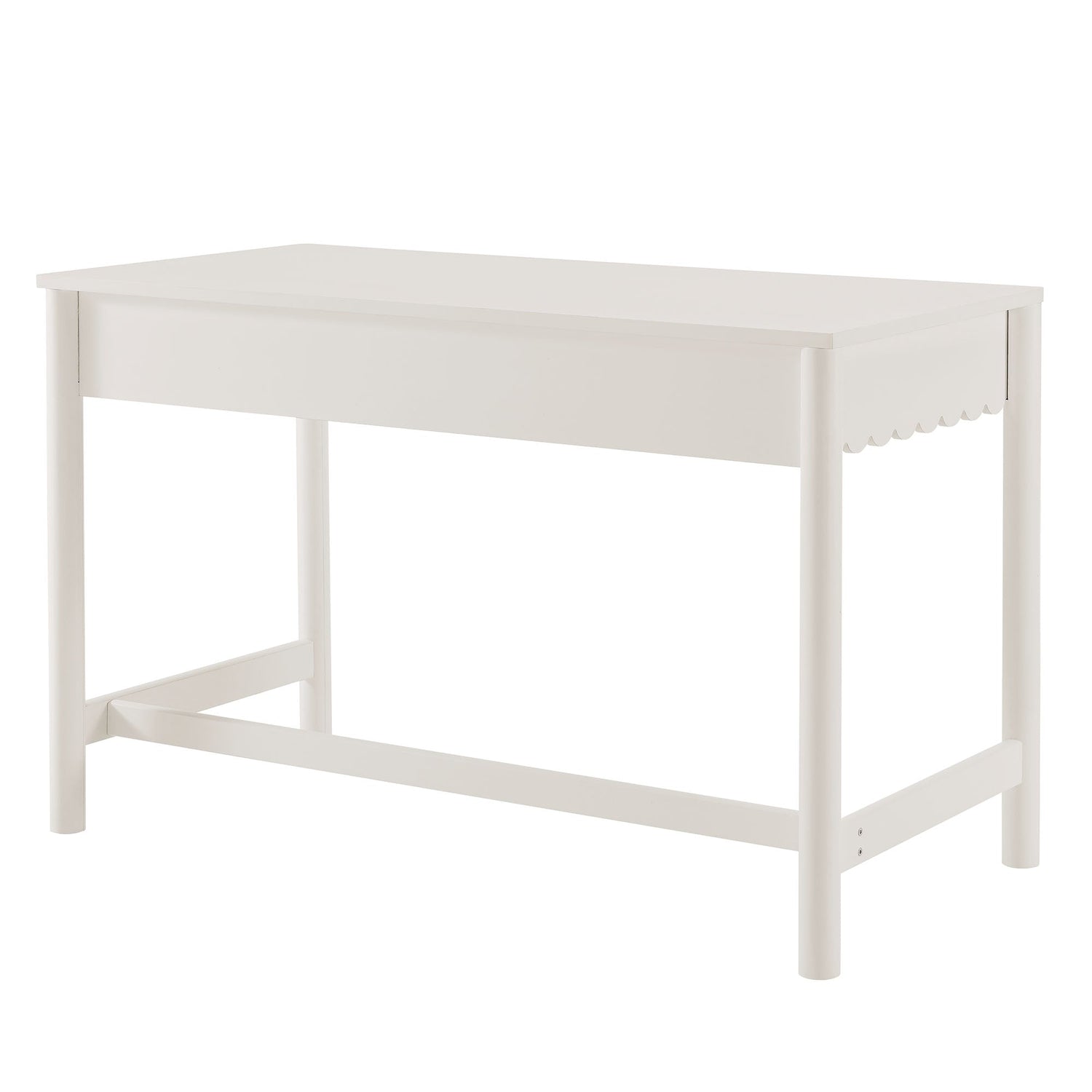 Emmeline 1-Drawer Scallop Writing Desk by Modway