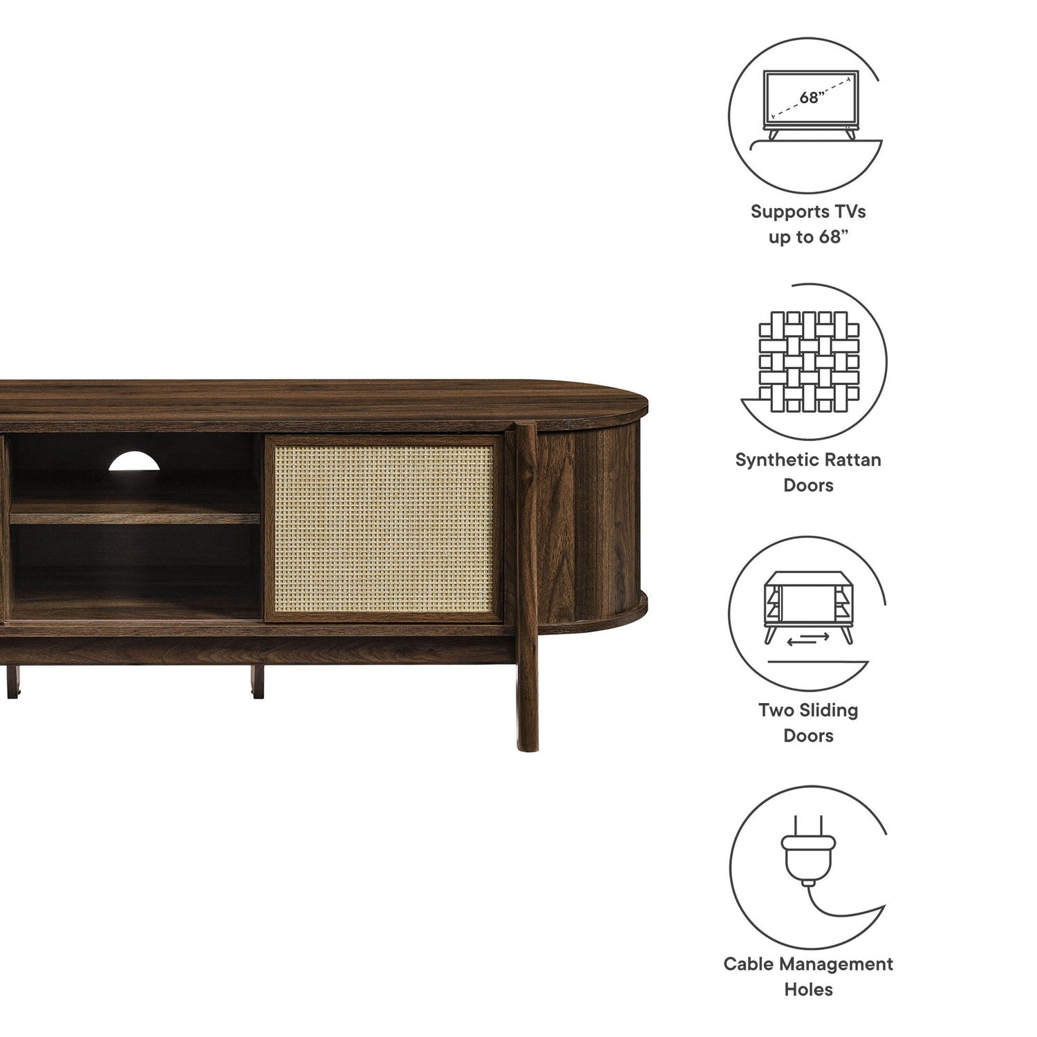 Reid 61&quot; TV Stand by Modway