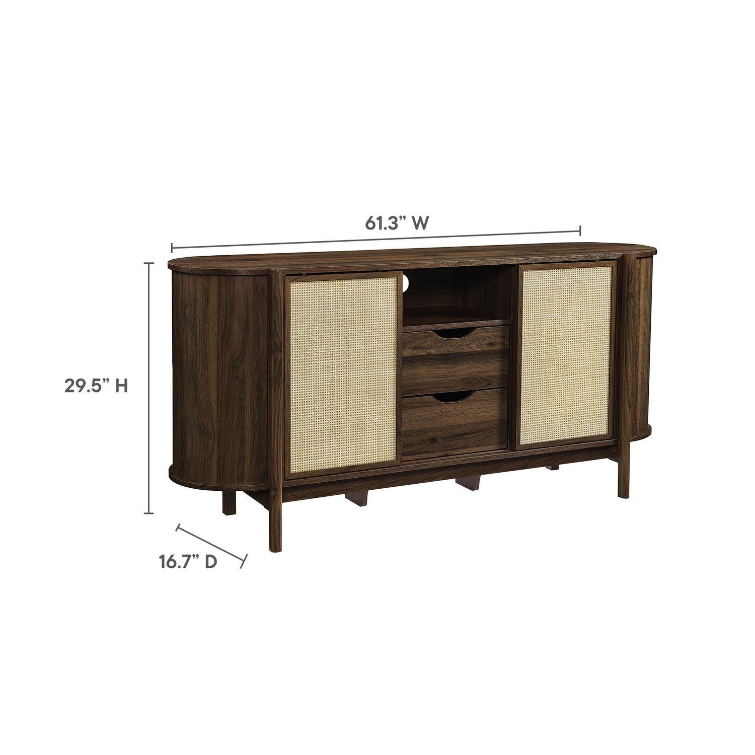 Reid 63&quot; Curved Sideboard by Modway