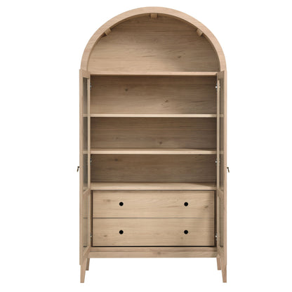 Nolan 74&quot; Tall Arched Storage Display Cabinet by Modway