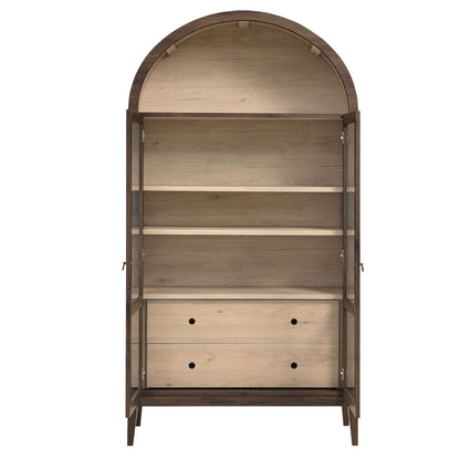 Nolan 74&quot; Tall Arched Storage Display Cabinet by Modway