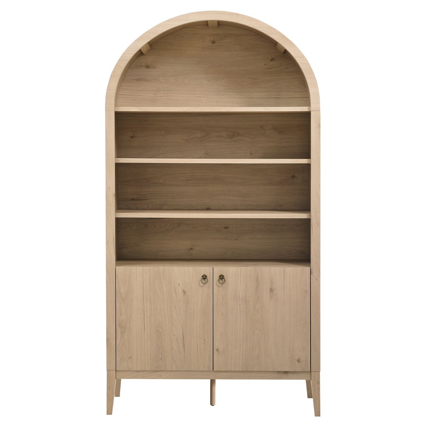 Nolan 74&quot; Tall Arched Storage Display Cabinet Bookshelf by Modway