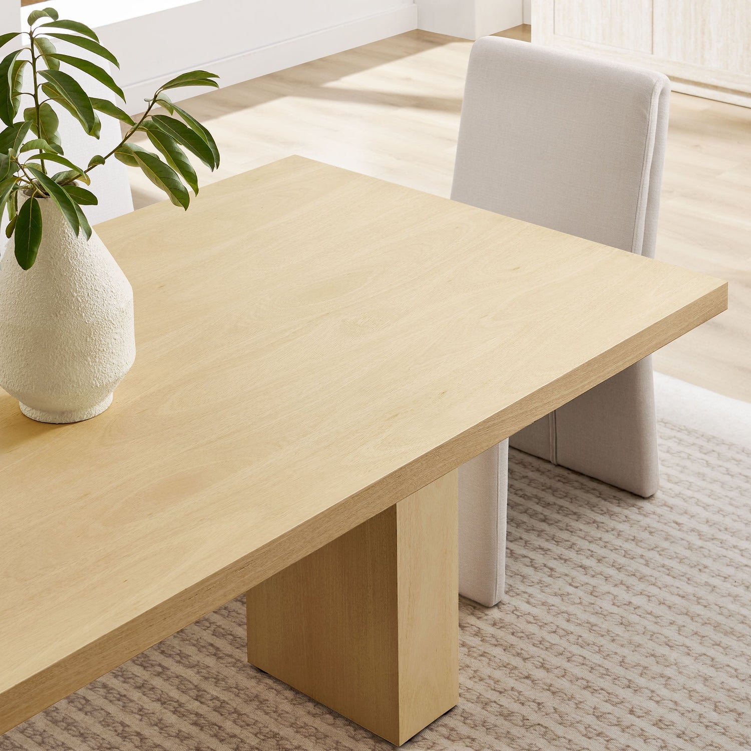 Piston 82&quot; Rectangular Wood Dining Table by Modway