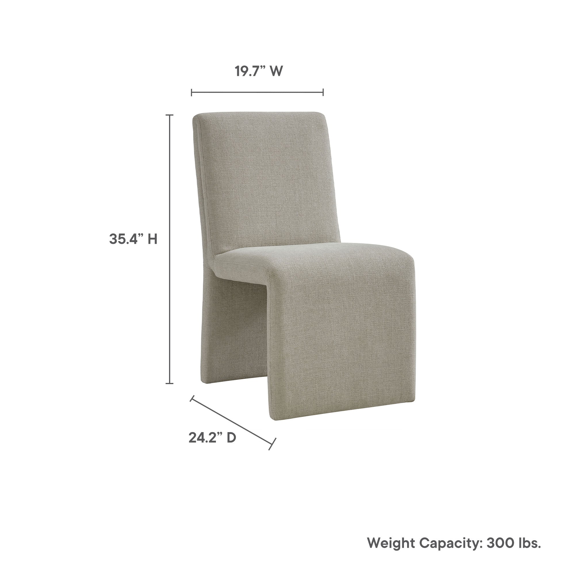 Emory Fabric Upholstered Dining Side Chair by Modway