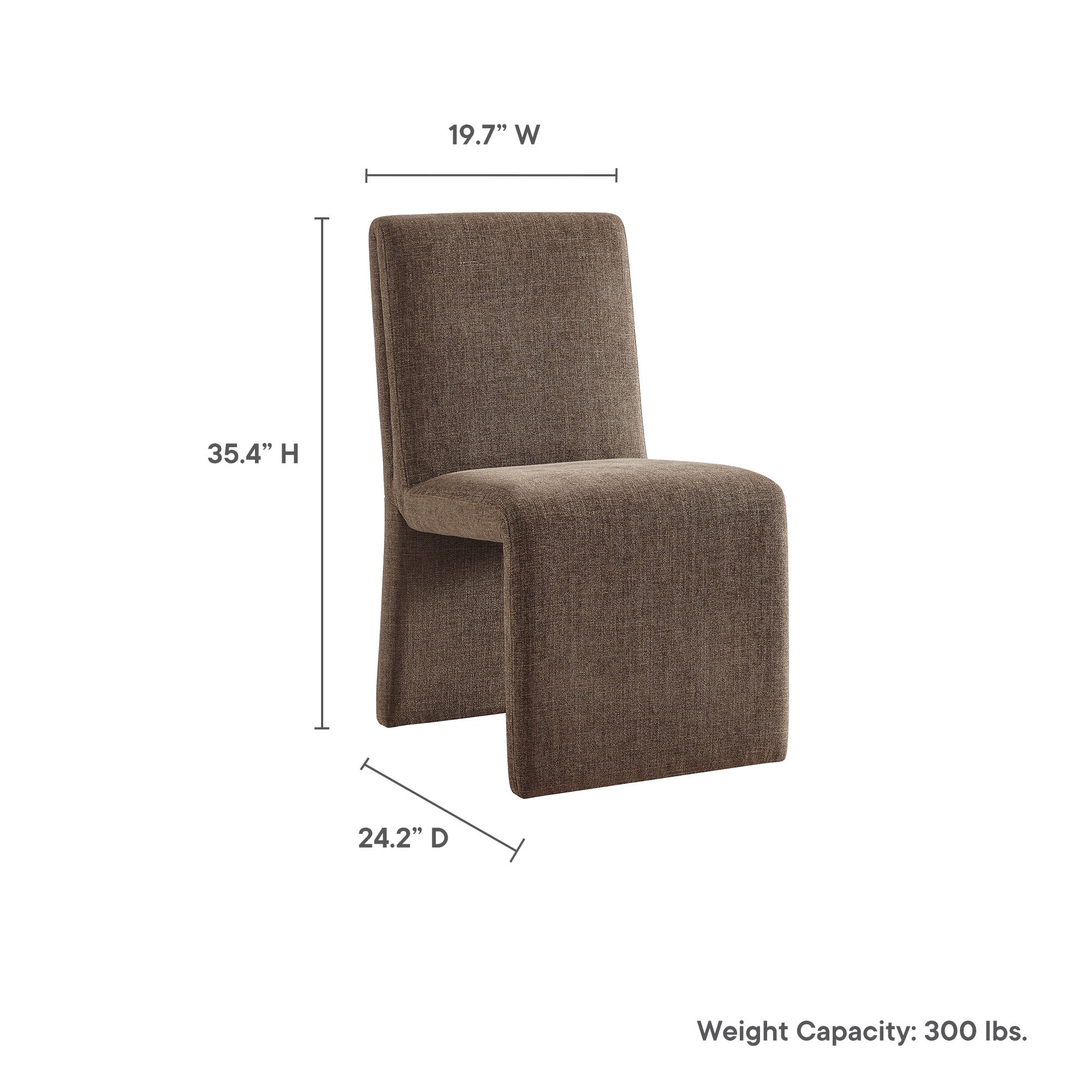 Emory Fabric Upholstered Dining Side Chair by Modway