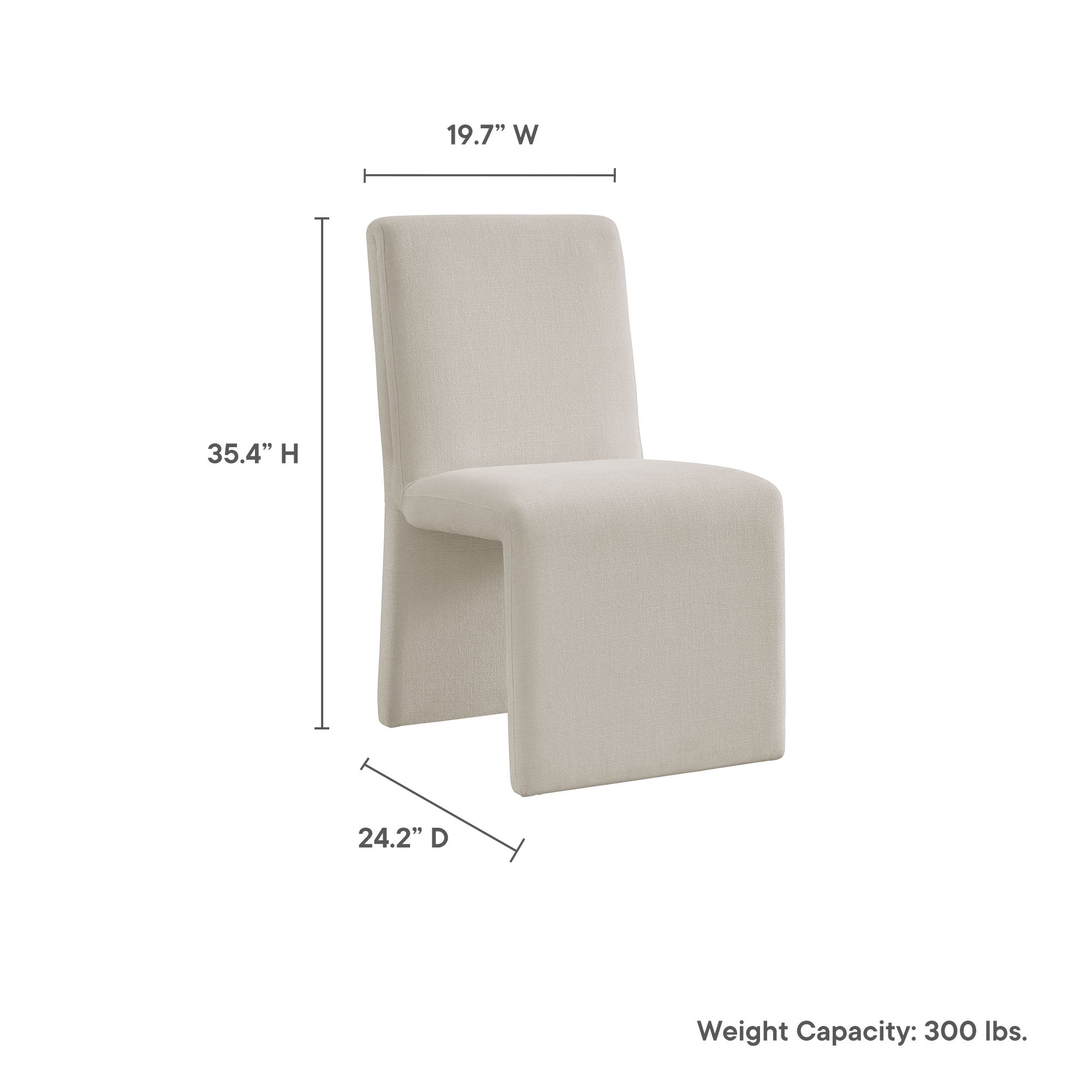 Emory Fabric Upholstered Dining Side Chair by Modway