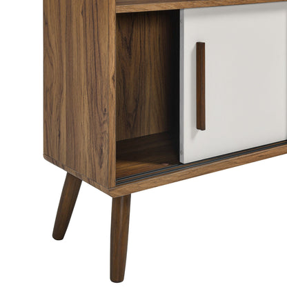 Transmit 59&quot; Bookcase with Sliding Doors by Modway