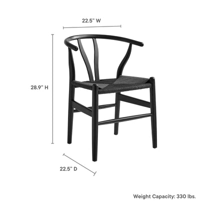 Amish 29&quot; Wood Dining Chair by Modway