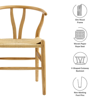 Amish 29&quot; Wood Dining Chair by Modway