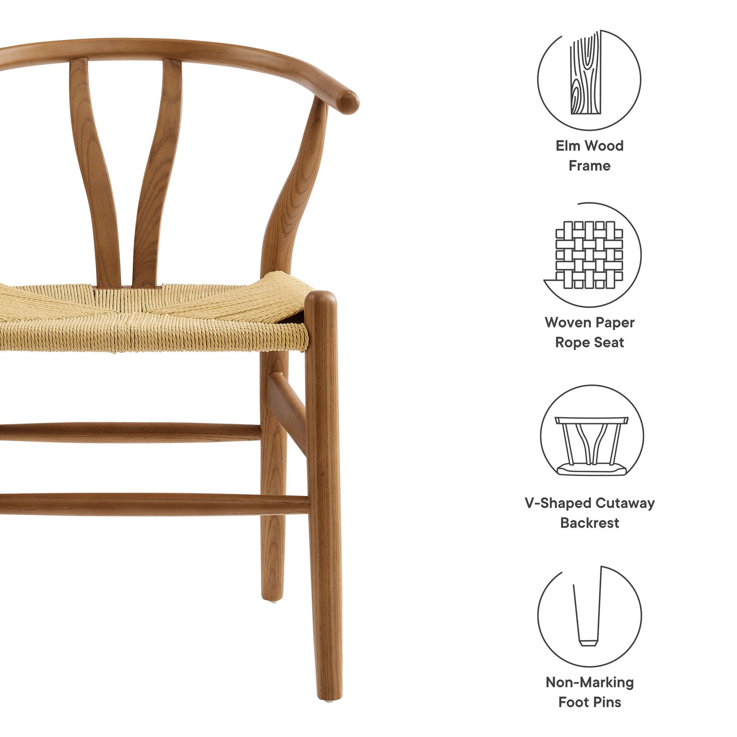 Amish 29&quot; Wood Dining Chair by Modway