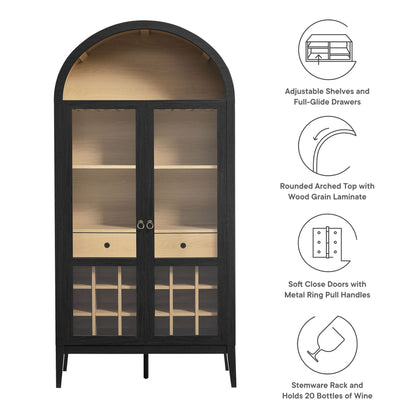 Nolan Arched Bar Cabinet by Modway