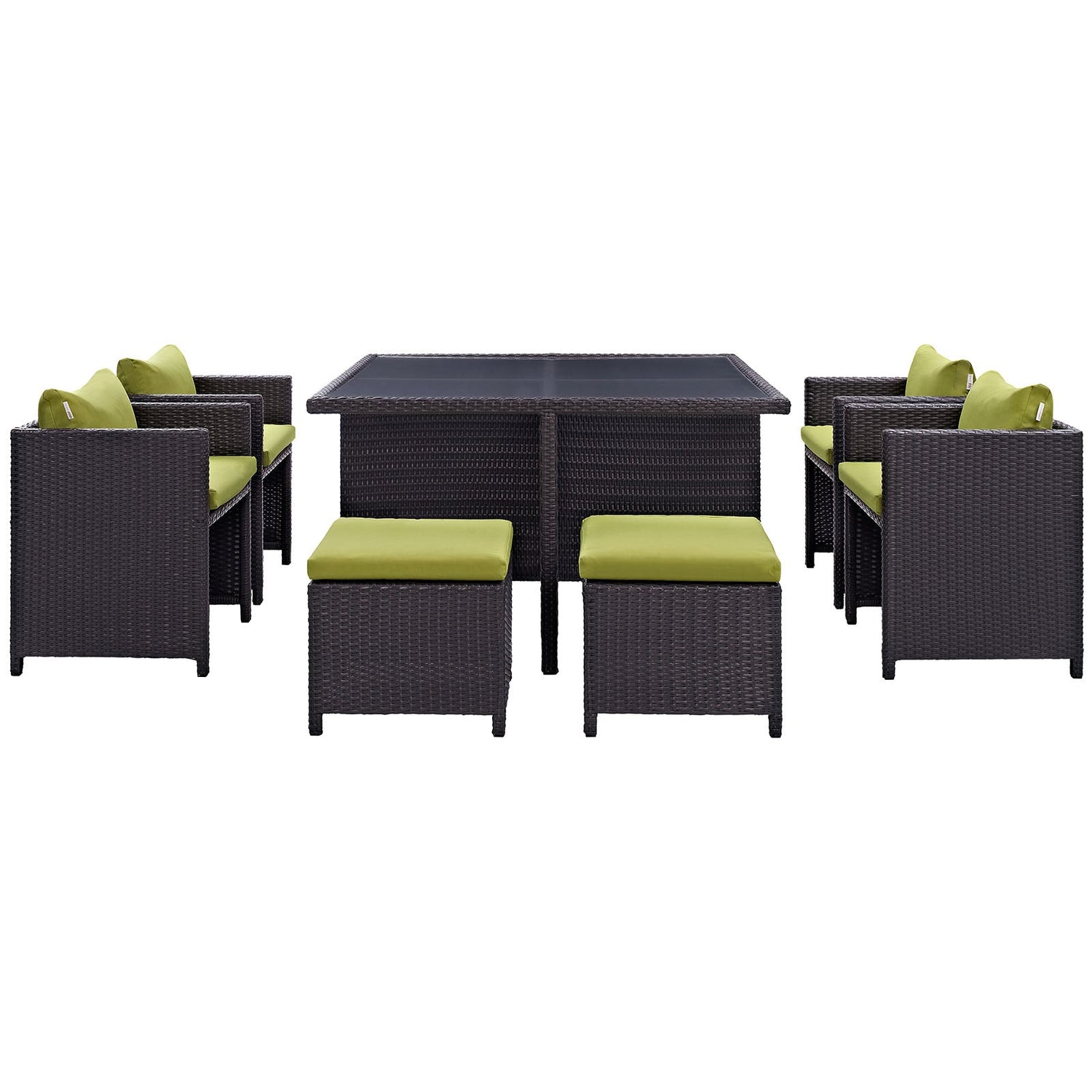 Inverse 9 Piece Outdoor Patio Dining Set By HouseBean