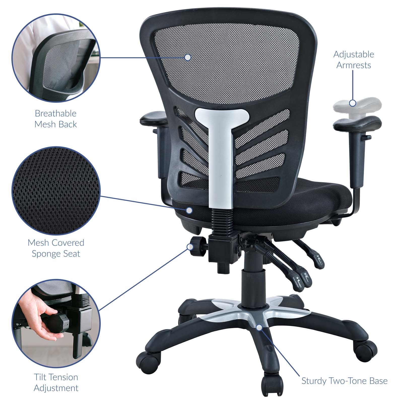 Articulate Mesh Office Chair By HouseBean