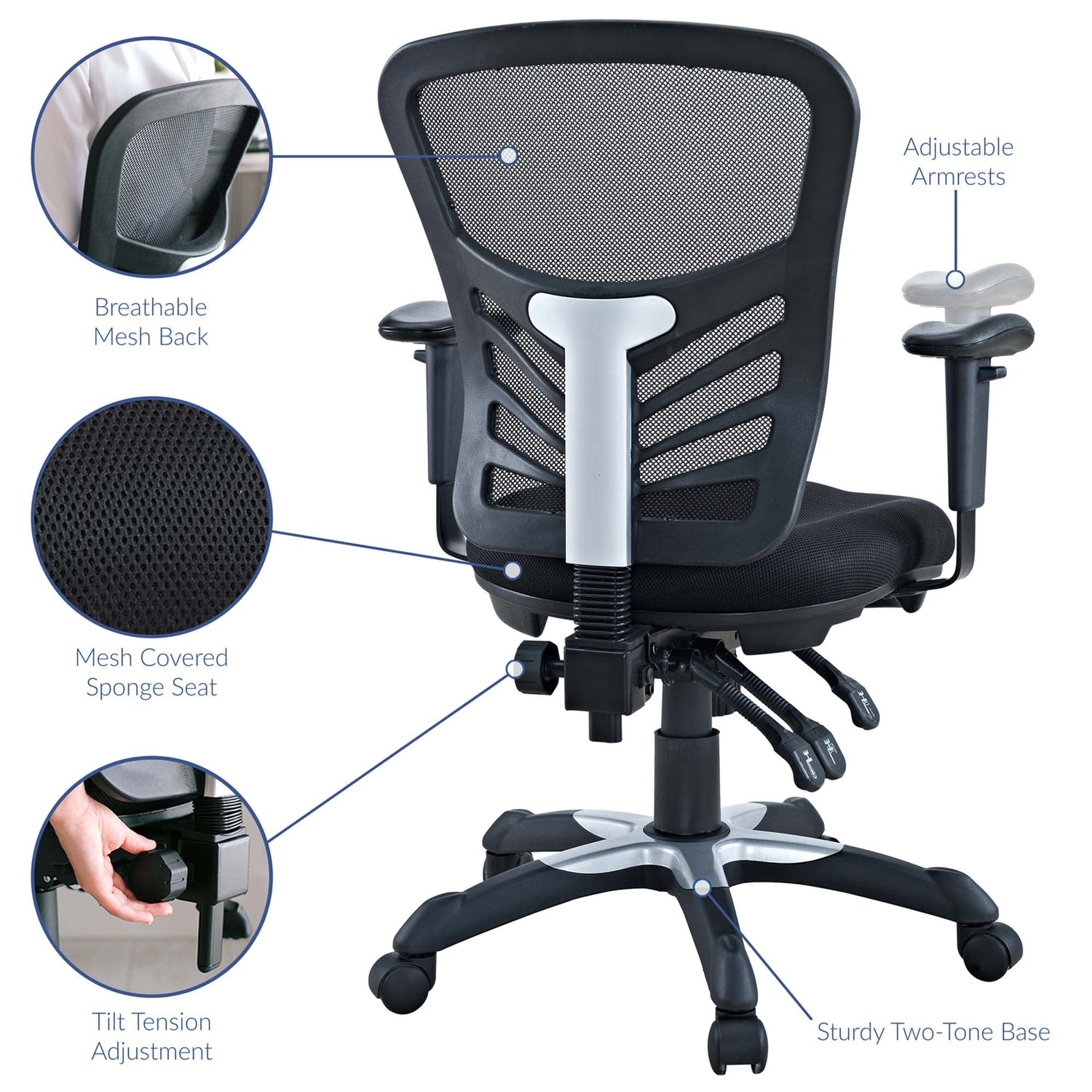 Articulate Mesh Office Chair by Modway