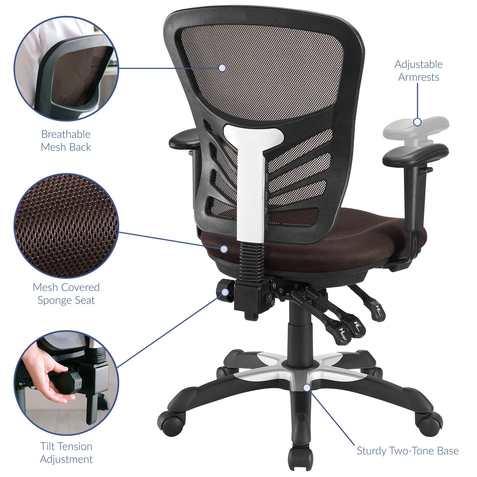 Articulate Mesh Office Chair By HouseBean