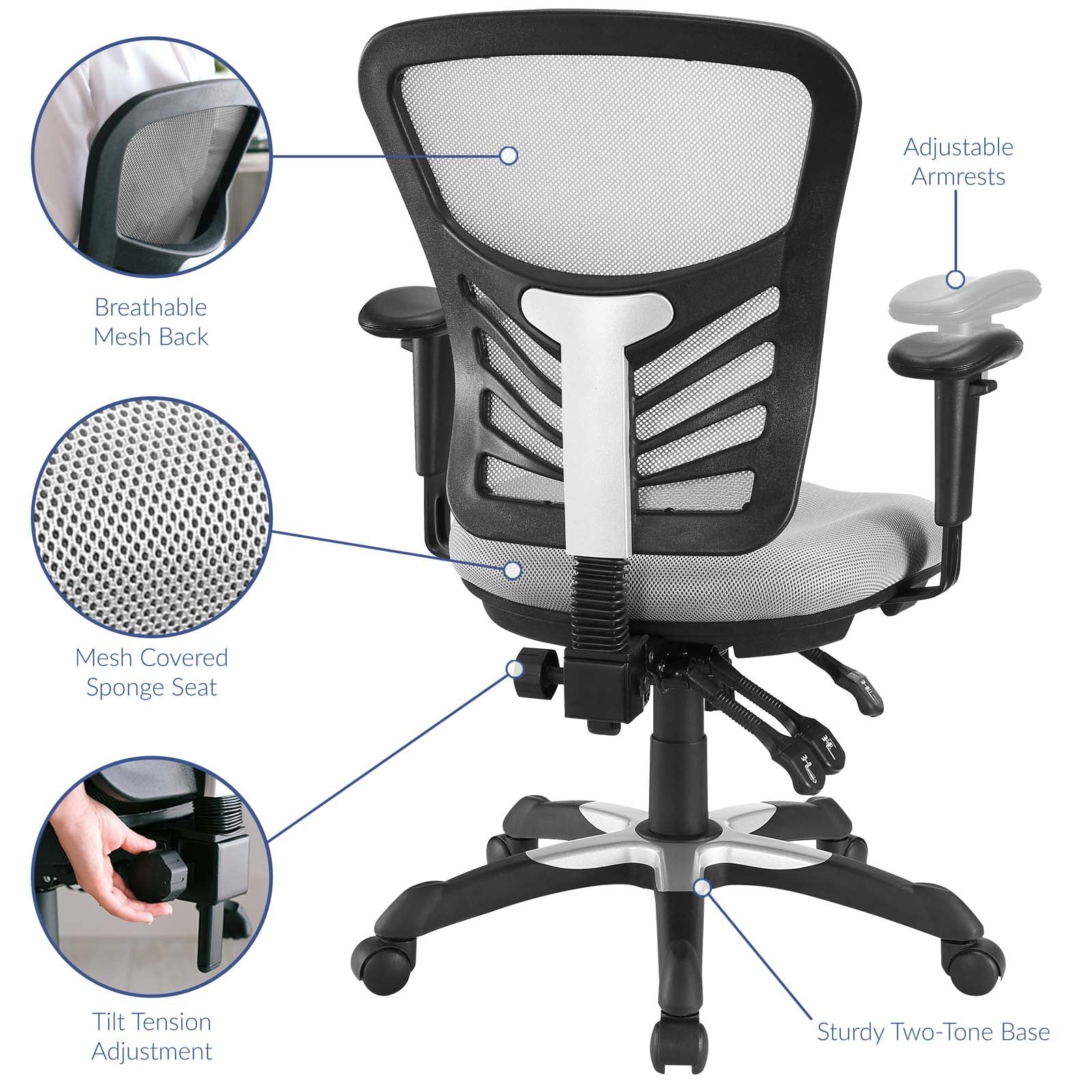 Articulate Mesh Office Chair By HouseBean