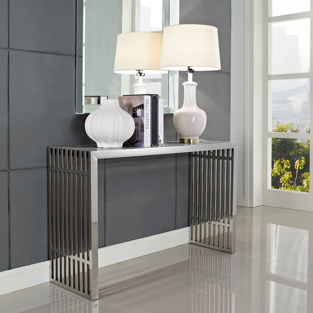 Gridiron Console Table By HouseBean