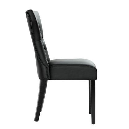 Silhouette Dining Vinyl Side Chair by Modway