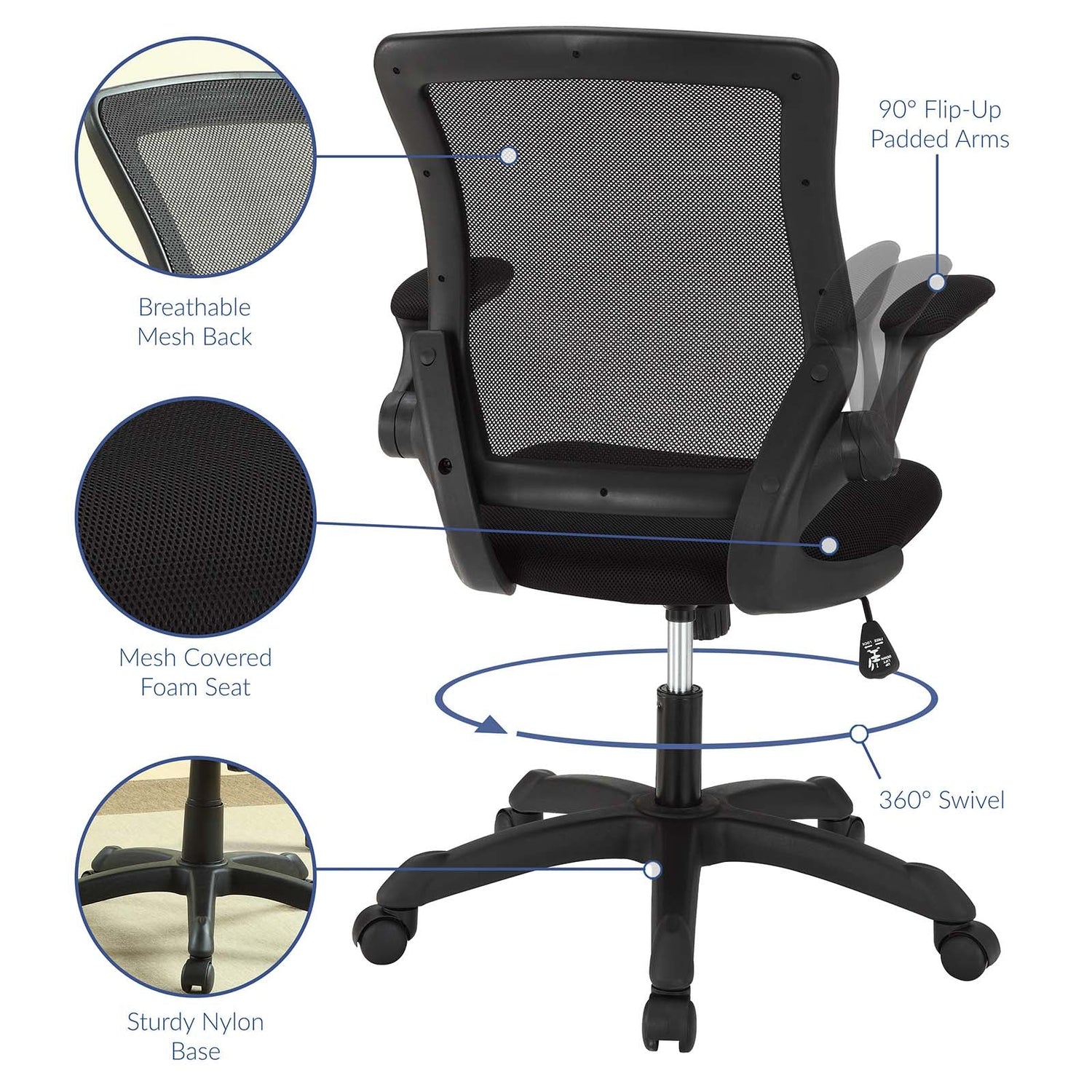 Veer Mesh Office Chair By HouseBean