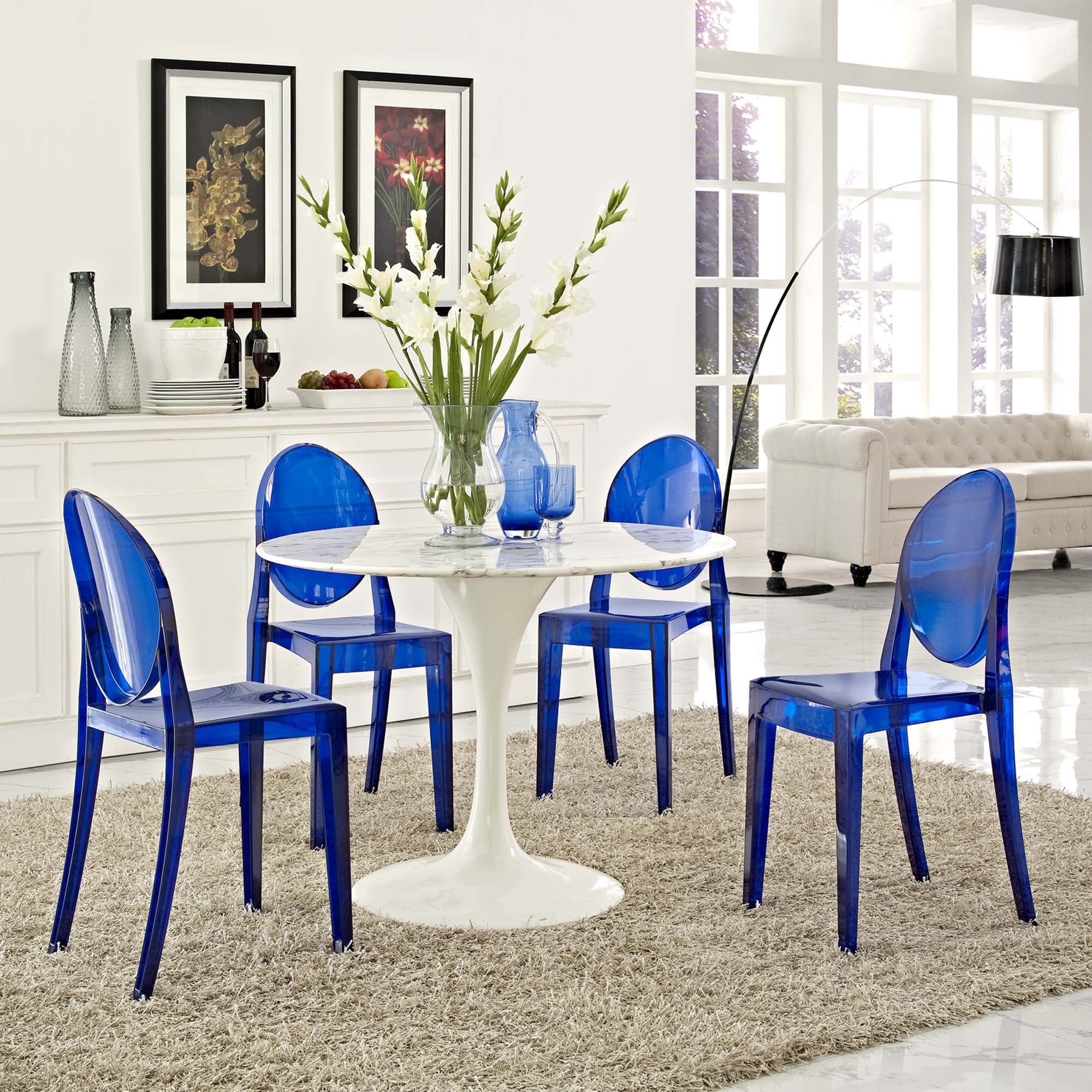 Casper Dining Chairs Set of 4 by Modway