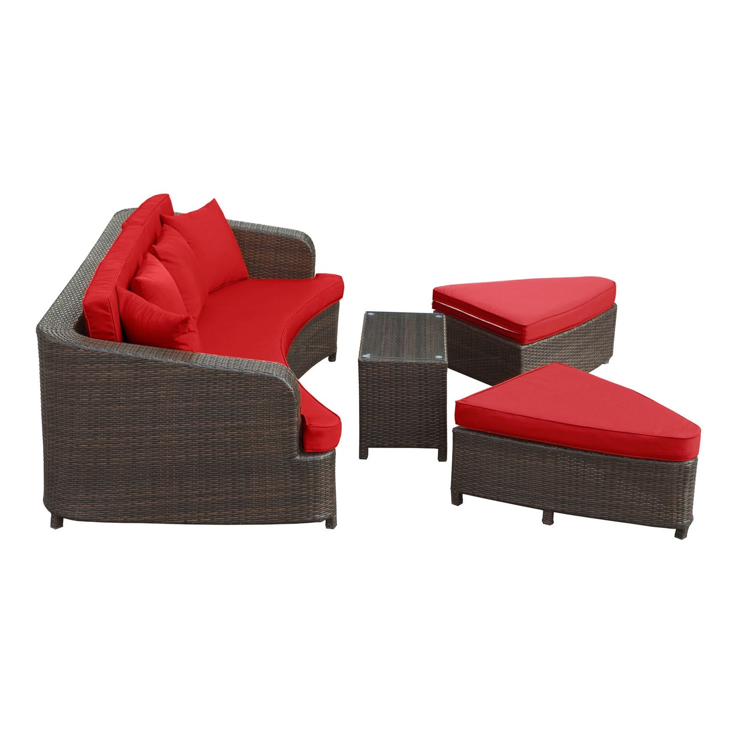 Monterey 4 Piece Outdoor Patio Sofa Set By HouseBean