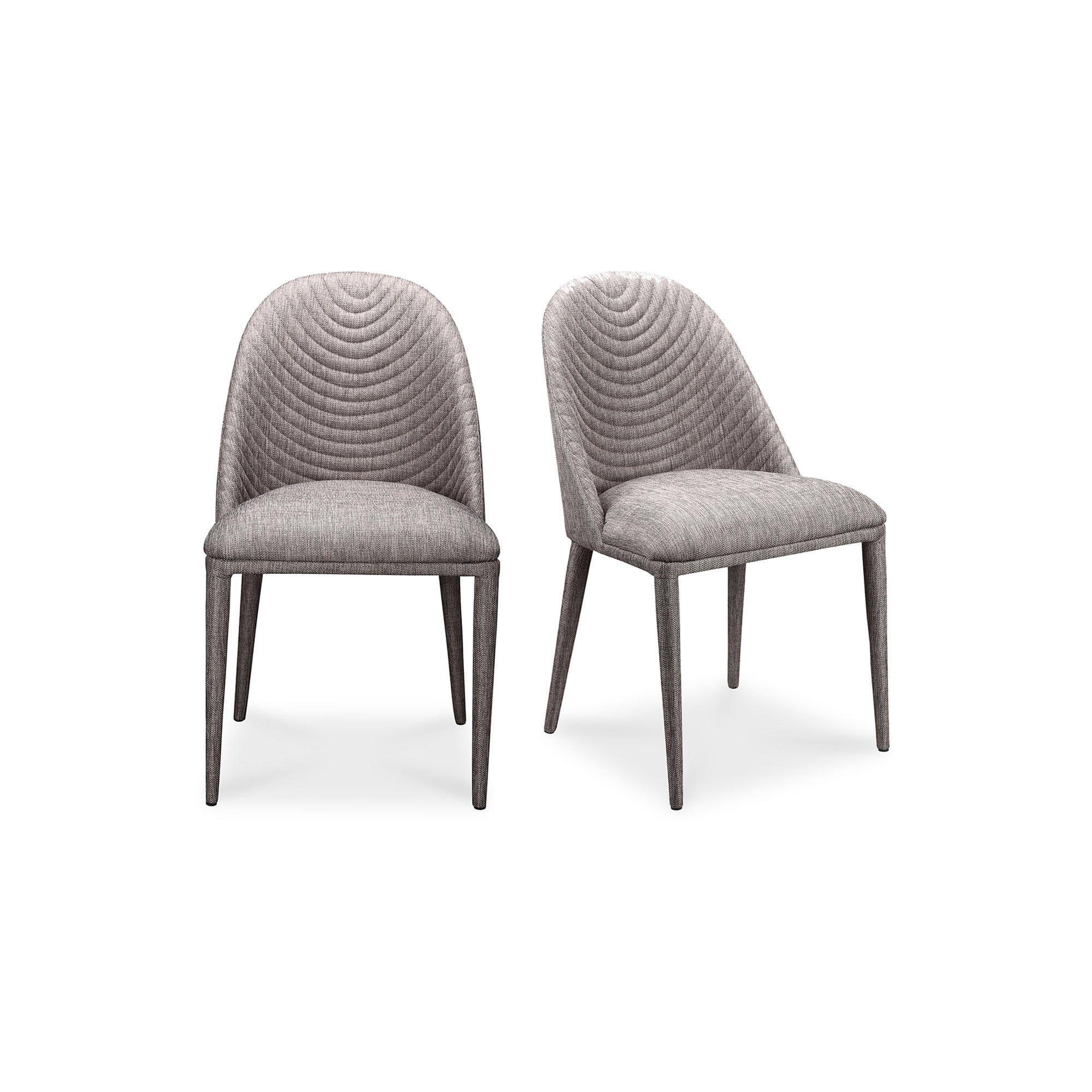 Delani Dining Chair Beige - Set Of Two Dining Chairs, Beige / Steel Frame