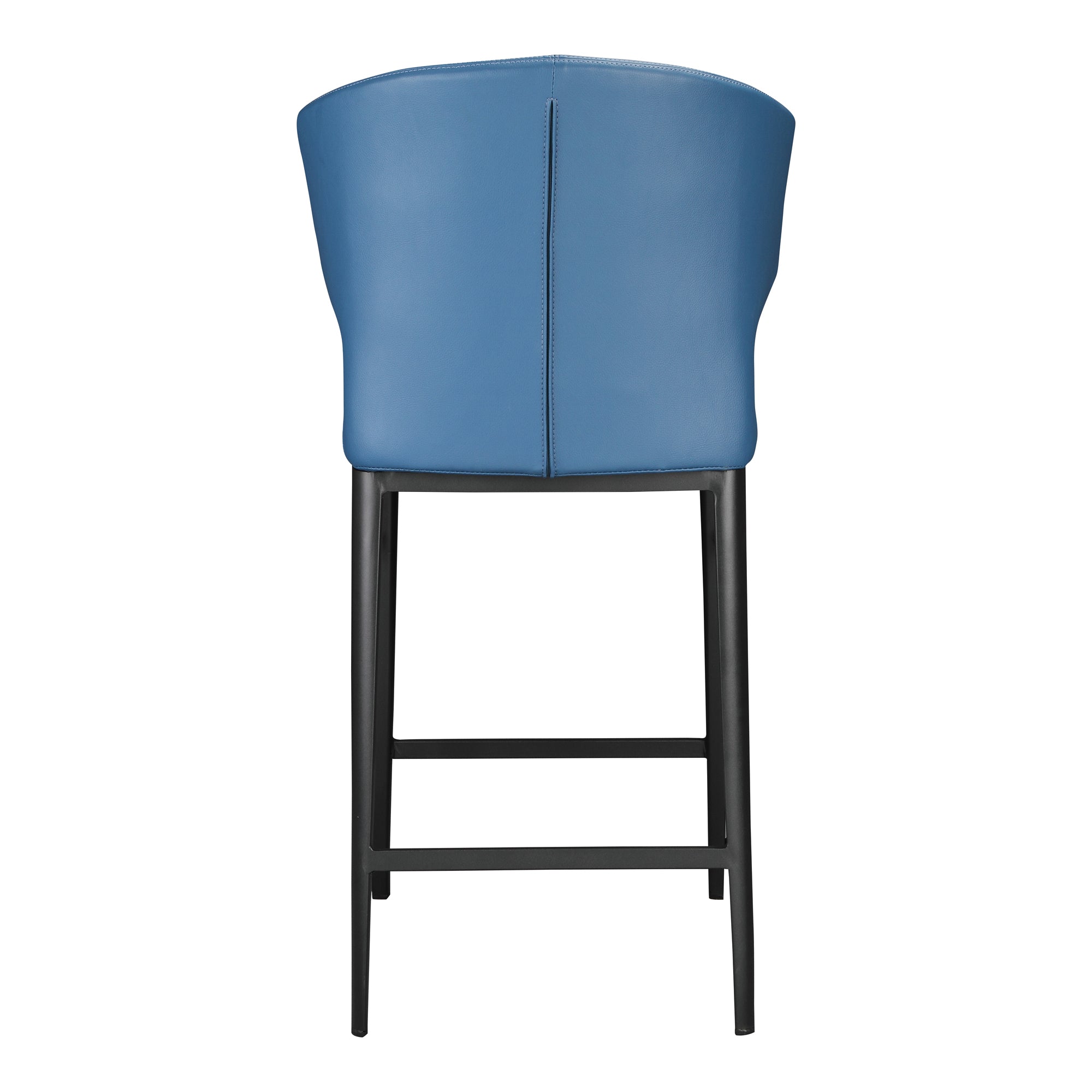 Delani Dining Chair Sky Blue - Set Of Two Dining Chairs, Blue / Steel Frame