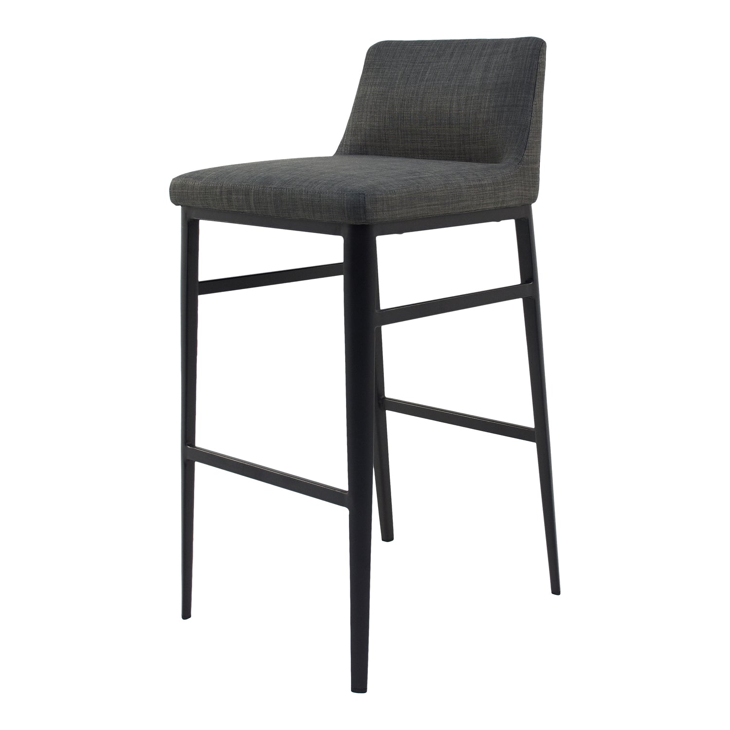 Barron Counter Stool Charcoal Grey Counter Stools, Grey / Foam