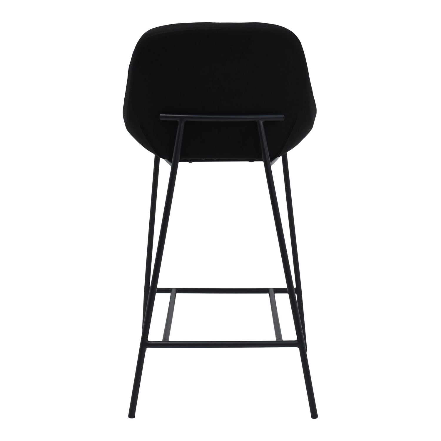 Shelby Bar Stool Black Bar Stools, Black / Steel Legs