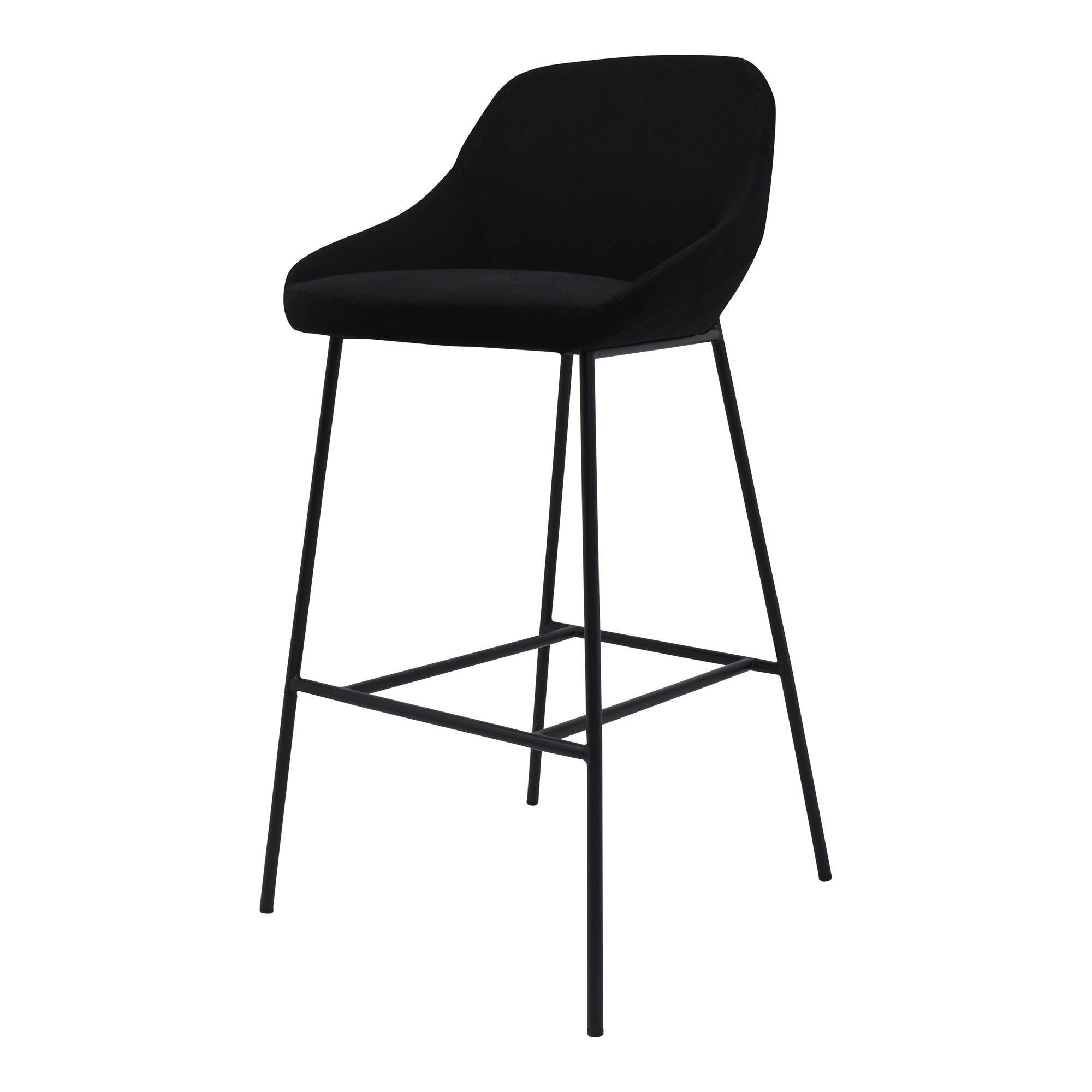 Shelby Counter Stool Beige Counter Stools, Beige / Steel Legs