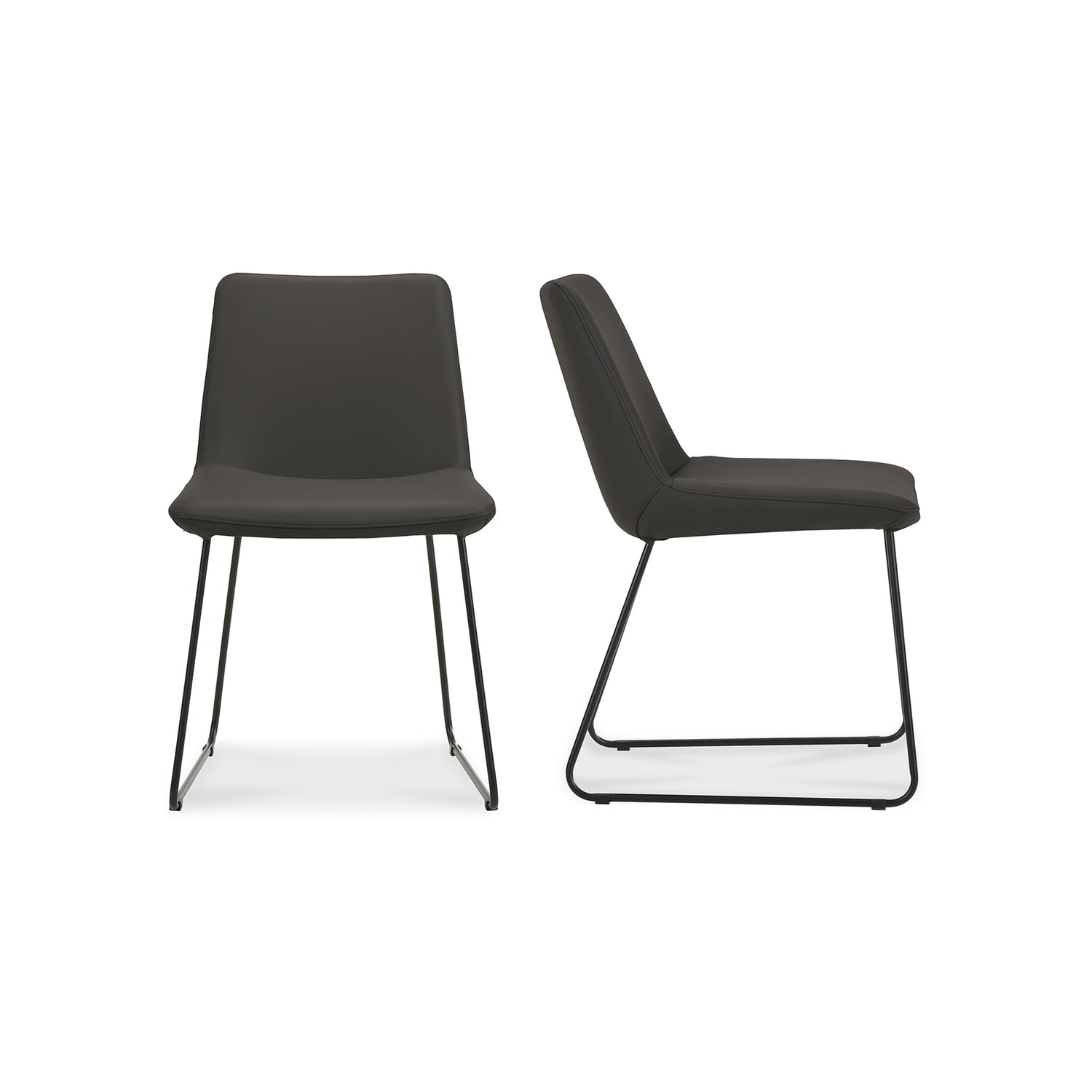 Clarice Dining Chair Grey - Set Of Two Dining Chairs, Grey / Foam