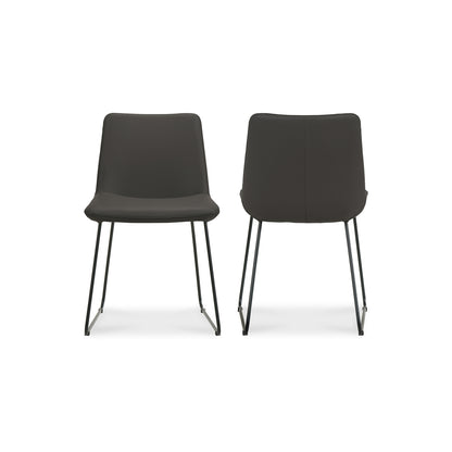 Clarice Dining Chair Grey - Set Of Two Dining Chairs, Grey / Foam