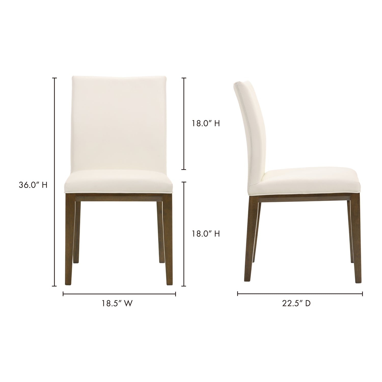 Frank Dining Chair Grey - Set Of Two Dining Chairs, Grey / Solid Rubberwood Frame