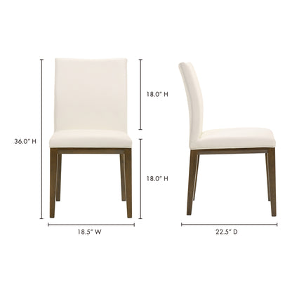 Frank Dining Chair Grey - Set Of Two Dining Chairs, Grey / Solid Rubberwood Frame