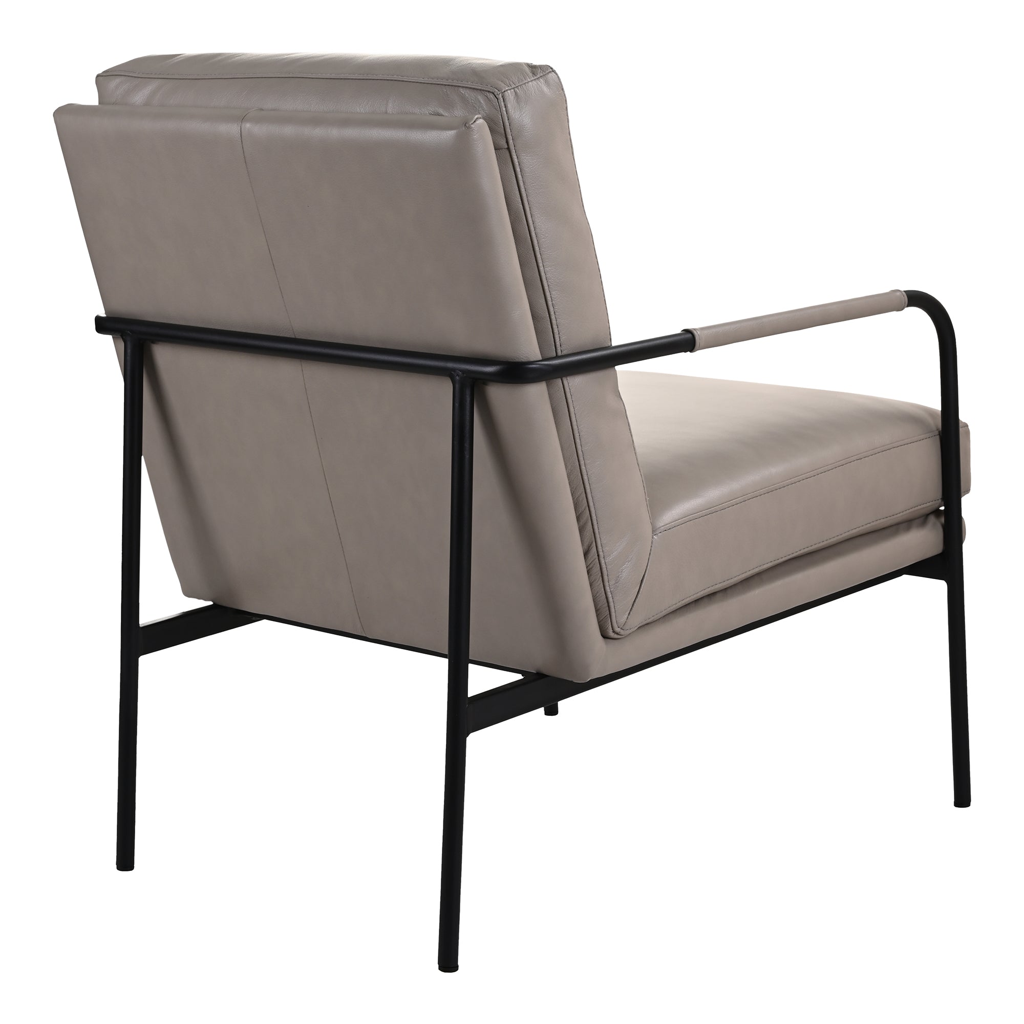 Veronique Chair Raven Black Accent Chairs, Black / Powder-Coated Metal Frame