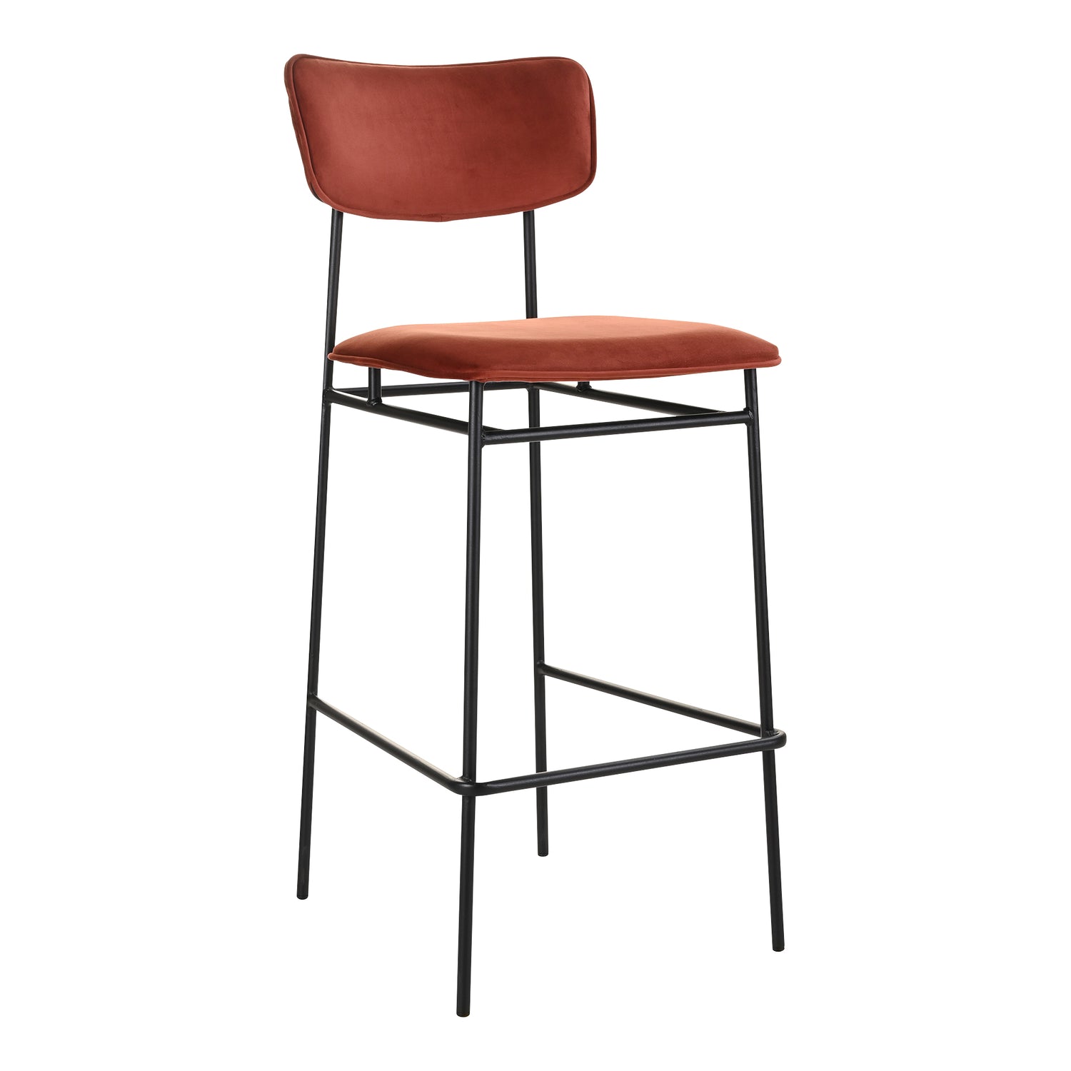 Manor Dining Chair Light Brown - Set Of Two Dining Chairs, Brown / Powder-Coated Iron Frame