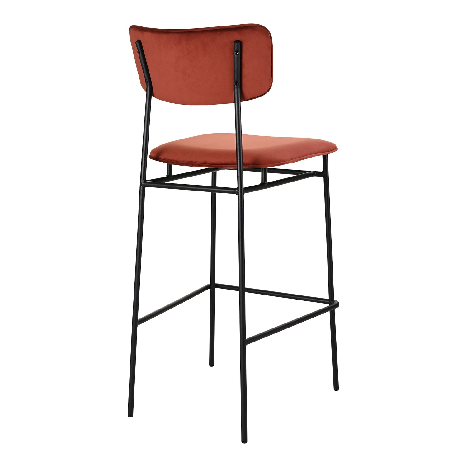 Manor Dining Chair Light Brown - Set Of Two Dining Chairs, Brown / Powder-Coated Iron Frame