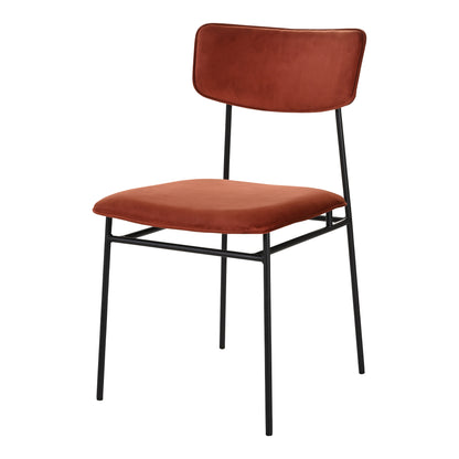 Mariner Counter Stool Dark Brown Counter Stools, Brown / Powder-Coated Iron Frame