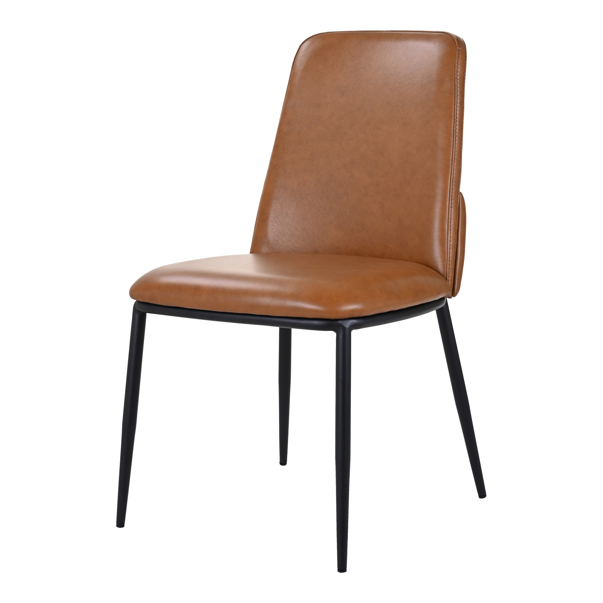 Mariner Dining Chair Brown - Set Of Two Dining Chairs, Brown / Powder-Coated Metal Frame