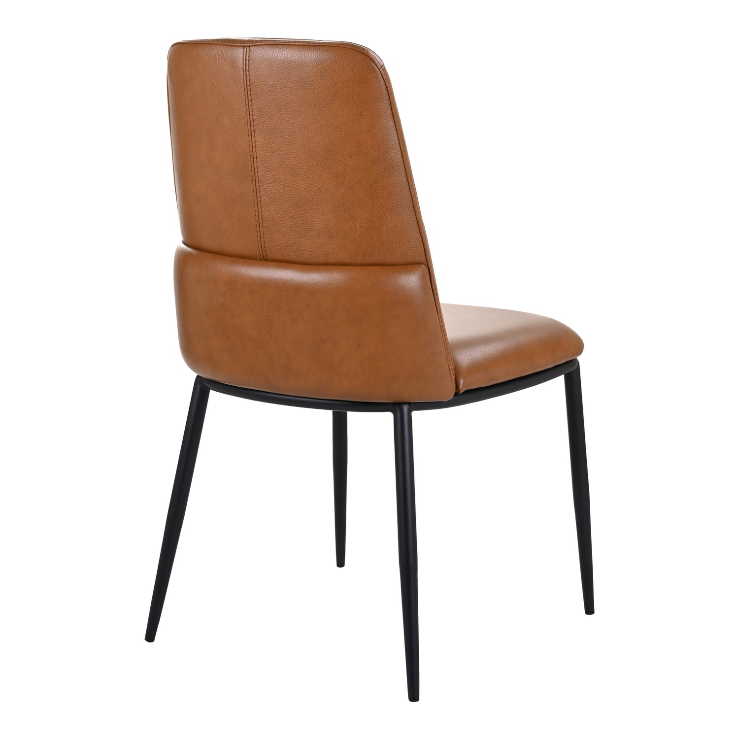 Mariner Dining Chair Brown - Set Of Two Dining Chairs, Brown / Powder-Coated Metal Frame